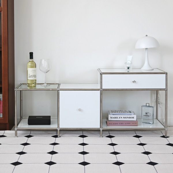 The Frigg モジュール ラック 引き出し付き 組み立て不要［6色・2