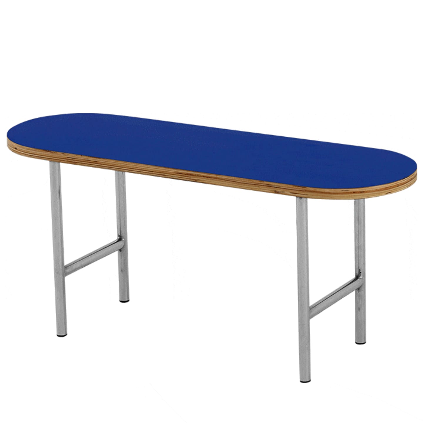 16piece MID-CENTURY 楕円形 ダイニングベンチ［6色］ ホワイト グレー 