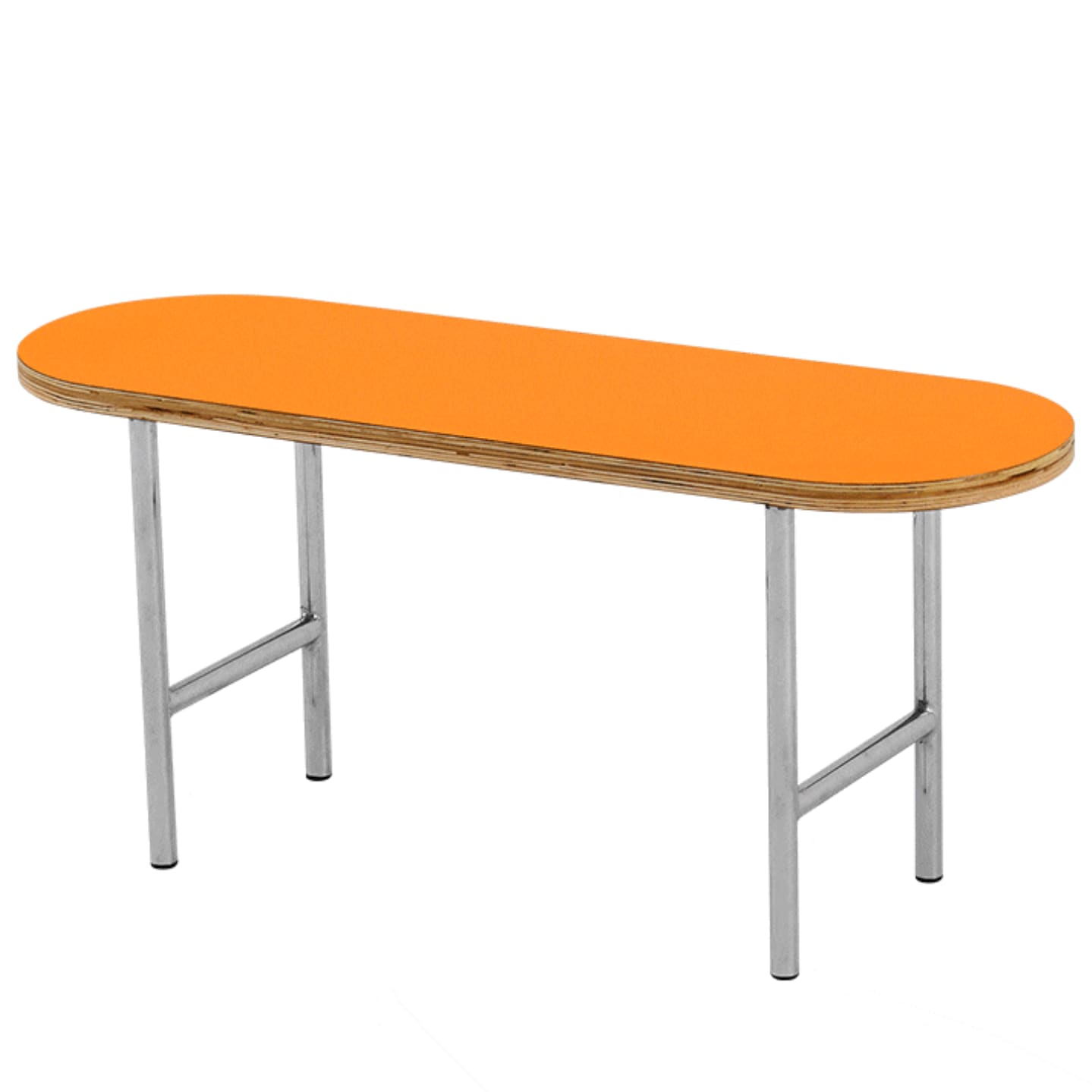 16piece MID-CENTURY 楕円形 ダイニングベンチ［6色］ グリーン