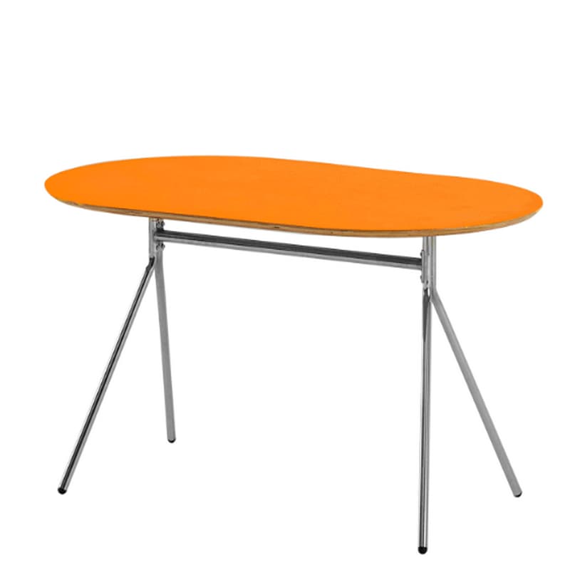 16piece MID-CENTURY ダイニングテーブル 楕円形 140cm［6色］ ブルー