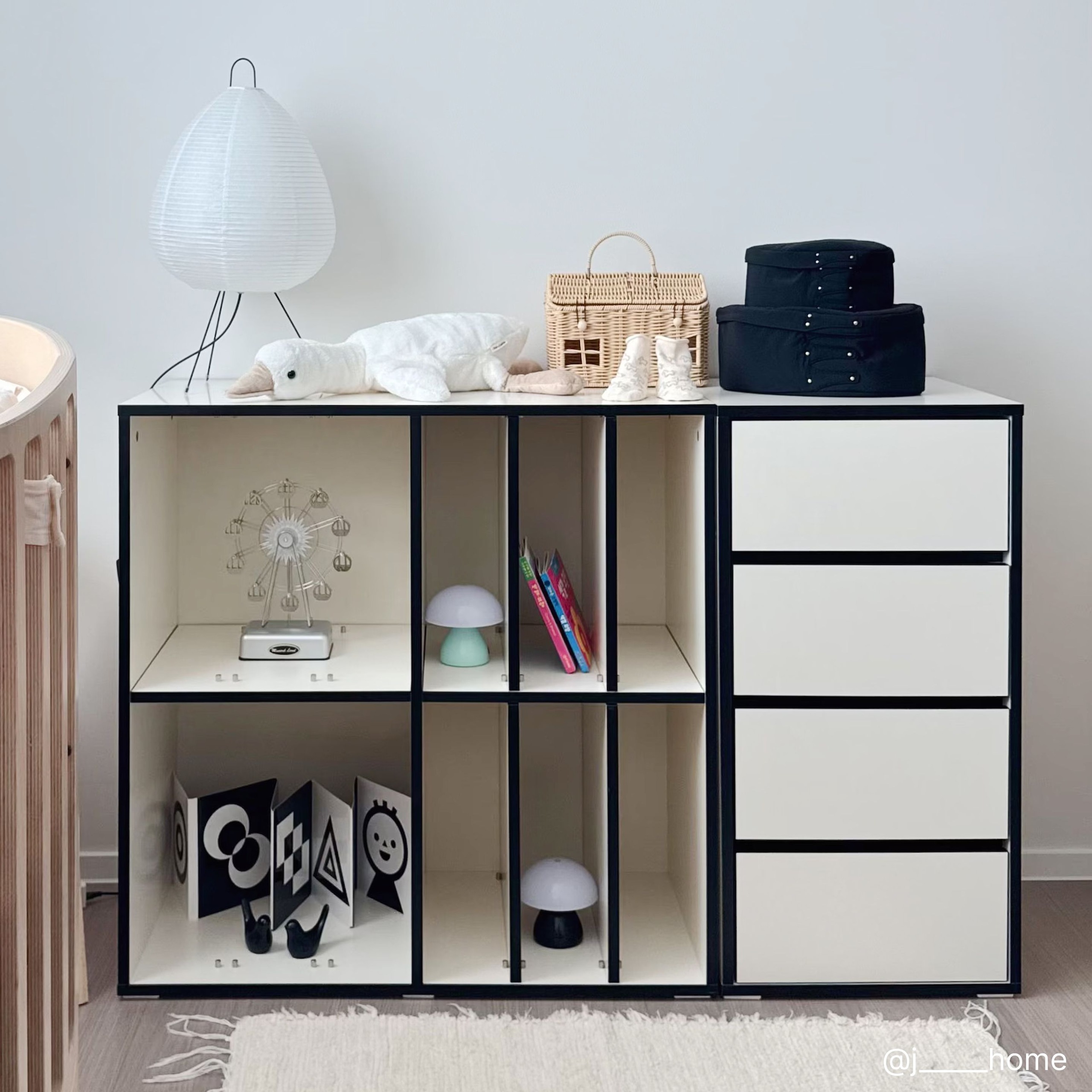 VASPHOR MUTTE チェスト 40cm［3色］ ベージュ ホワイト 加工木材 幅