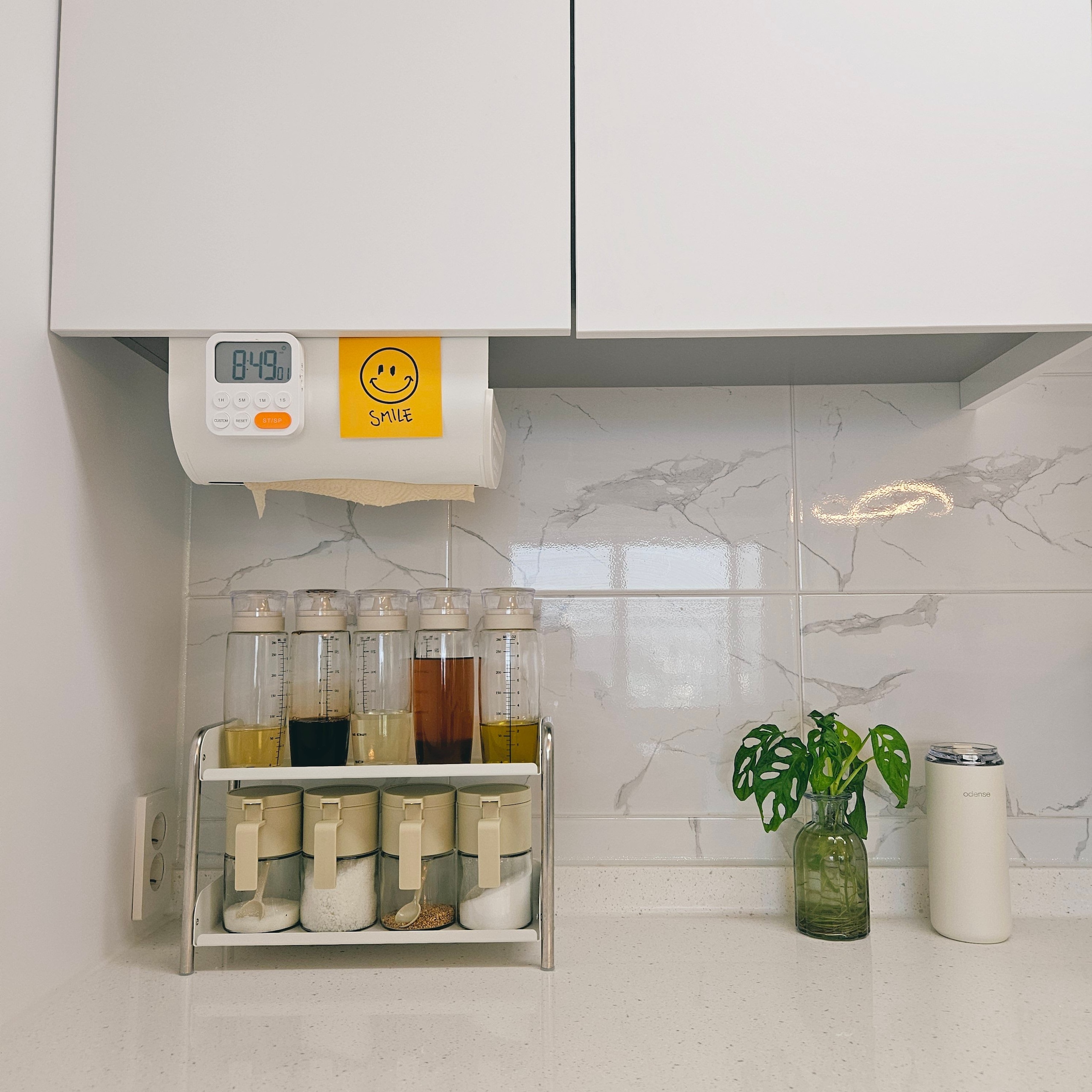 Elle Stainless Steel 2-Tier Kitchen Storage Rack user photo