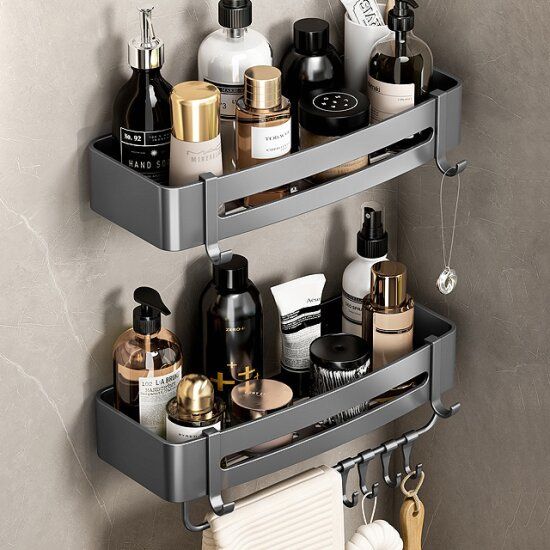 Screw-Lock No-Drill Bathroom Shelf user photo