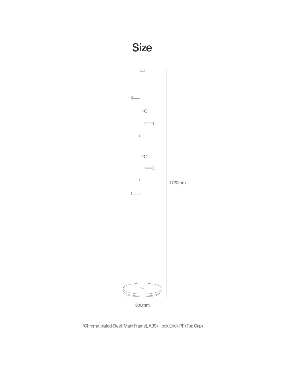 행거 > [오늘의집 단독] Pole Stand Hanger - Chrome | 오늘의집 쇼핑