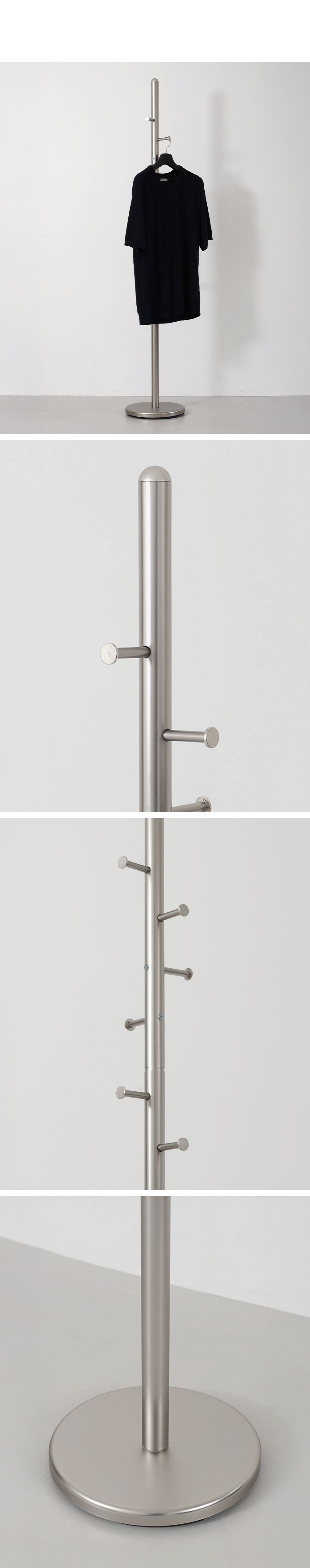 행거 > [오늘의집 단독] Pole Stand Hanger - Satin Nickel | 오늘의집 쇼핑