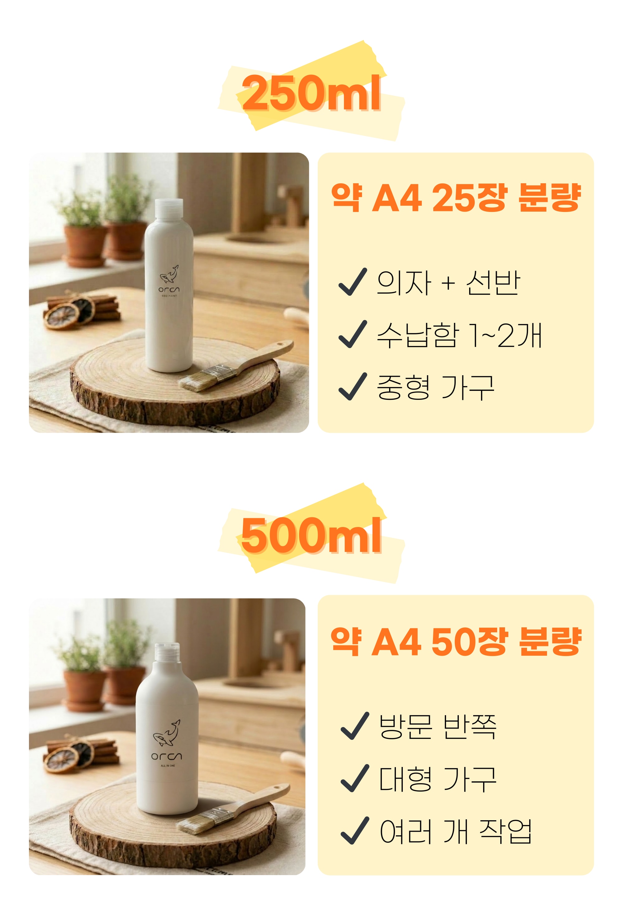 페인트 > 수성페인트 친환경 젯소 바니쉬 방문 몰딩 가구 벽지 리폼 셀프 소량 + 붓 | 오늘의집 쇼핑