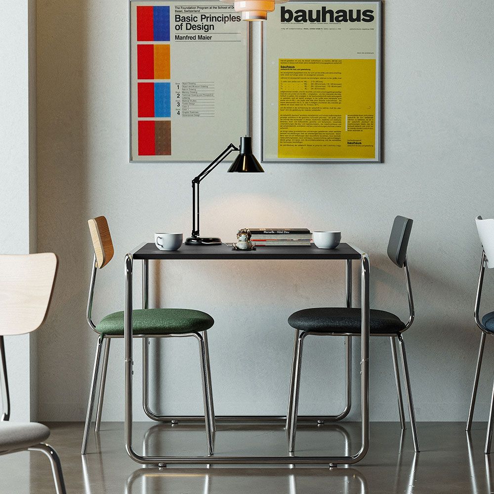 16piece ミッドセンチュリー ダイニングテーブル 80cm［6色］ ブルー