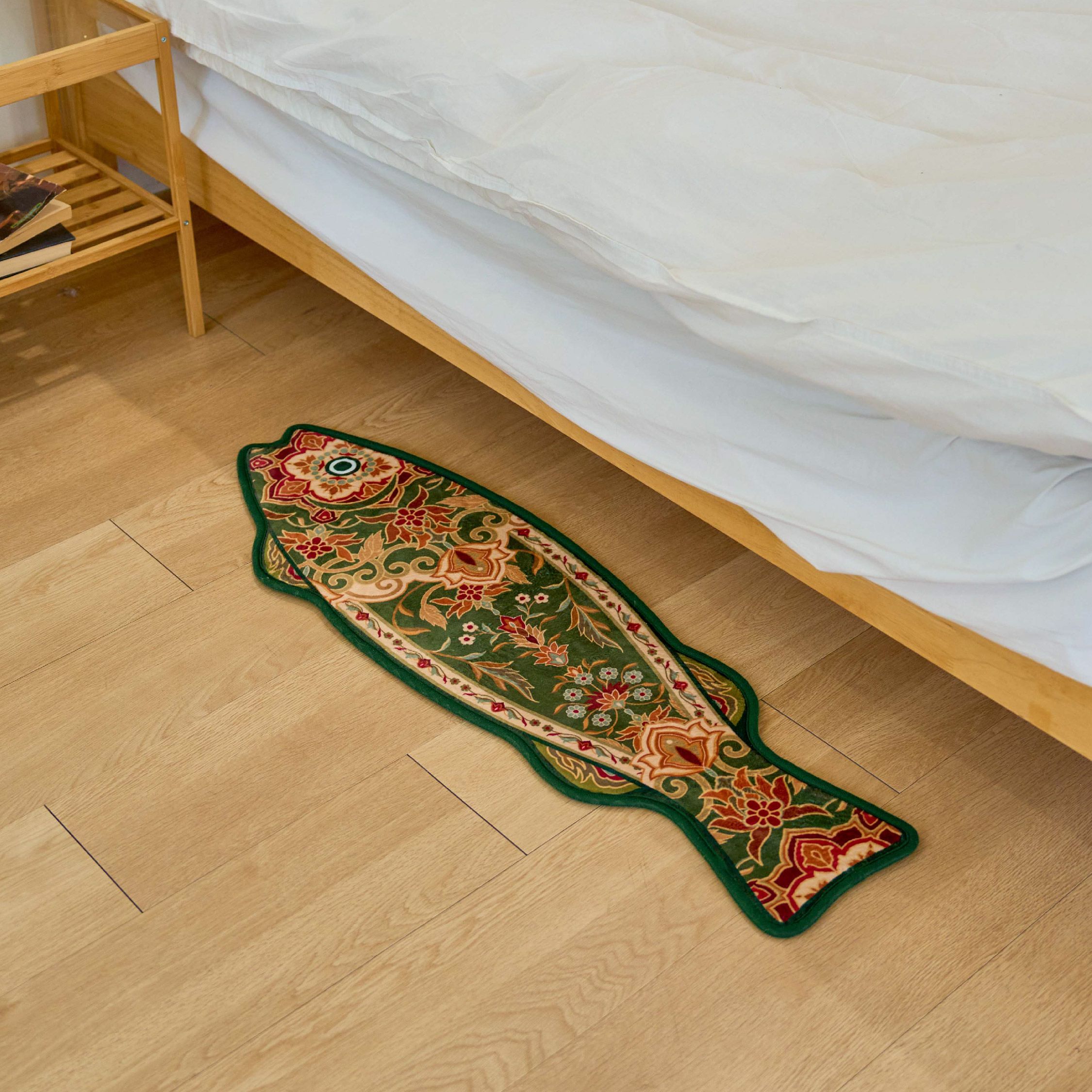 洗えるラグ 変形 Lucky Persian Ornament 96×29cm Saytouche| Ohouse