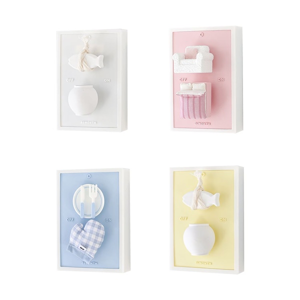 [오늘의집 단독] TODAY SWITCH COVER (4colors)ㅣ2구 스위치 커버