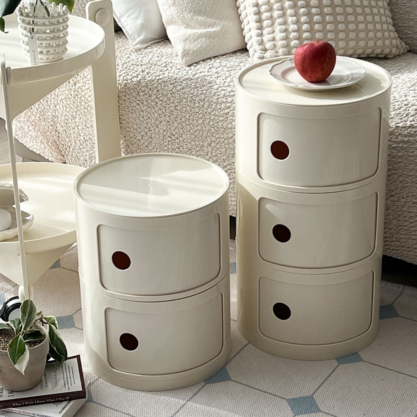 home in butter 円柱ラック［5色・2サイズ］ ピンク イエロー グリーン