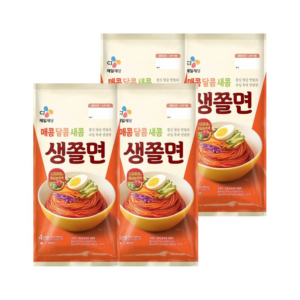 CJ 생쫄면 4인분 (909g)*4개 가격 추이 CJ제일제당 CJ 생쫄면 4인분 (909g)*4개 - 최저가 36,900원