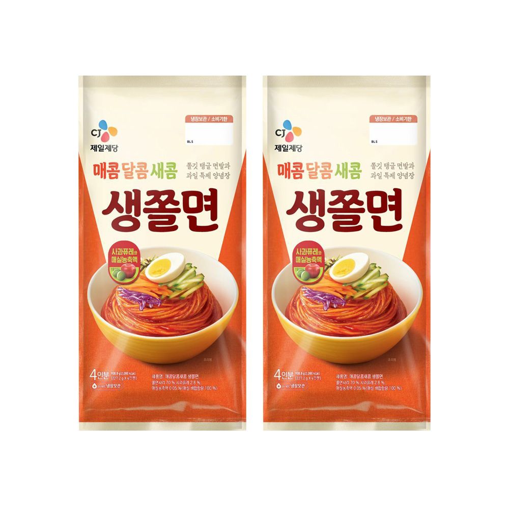 CJ 생쫄면 4인분(909g)*2개 가격 추이 CJ제일제당 CJ 생쫄면 4인분(909g)*2개 - 최저가 21,900원