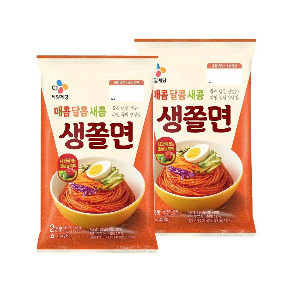 CJ 생쫄면 2인분(454g)*2개 가격 추이 CJ제일제당 CJ 생쫄면 2인분(454g)*2개 - 최저가 19,900원
