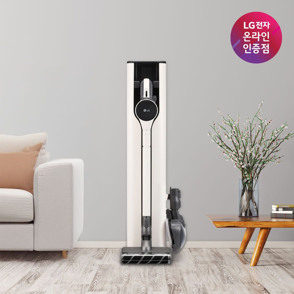 오늘의집 LG 코드제로 오브제컬렉션 A7 올인원타워 무선청소기 A727WA