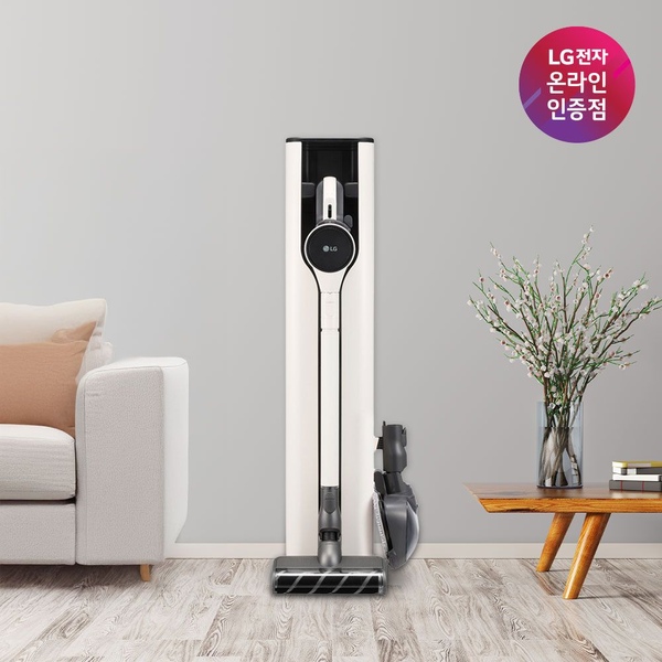 혜택가 64만대 LG 코드제로 오브제컬렉션 A7 올인원타워 무선청소기 A727WA 220W