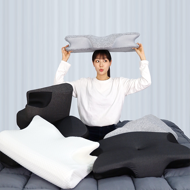 슬립슬러 목편한 넥핏 경추베개 베이직/프로 거북목 메모리폼 베개