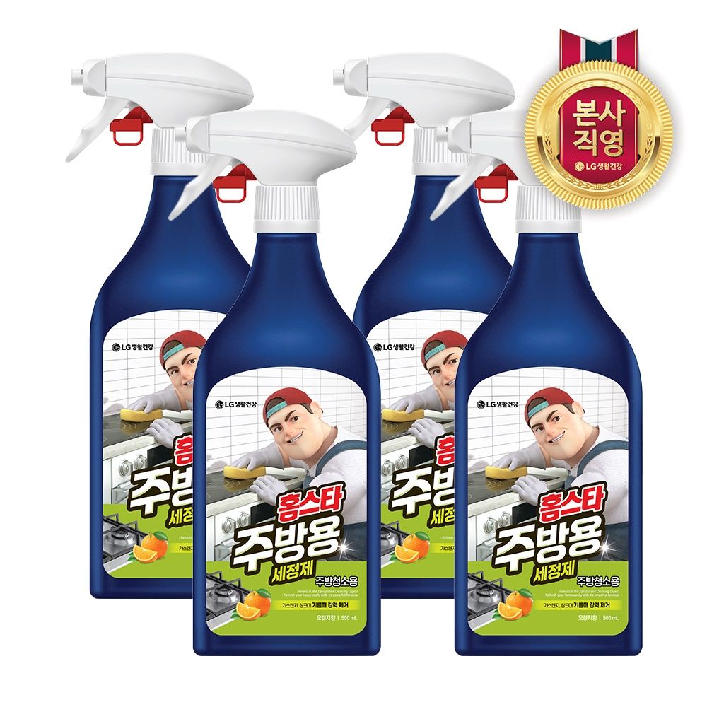홈스타 주방용 세정제 500ml x 4개 가격 비교 LG생활건강 홈스타 주방용 세정제 500ml x 4개