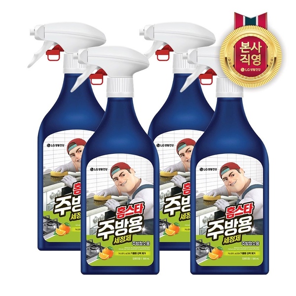 홈스타 주방용 세정제 500ml x 4개