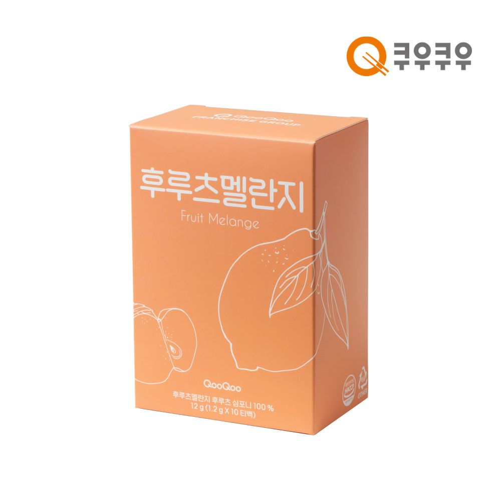 쿠우쿠우 쿠우쿠우 후루츠멜란지 허브차 10티백