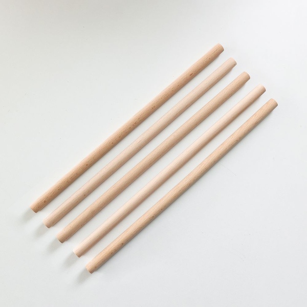 원목 우드봉 목봉 마크라메 재료 (3size)