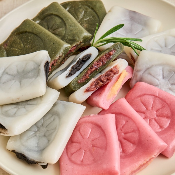 앙꼬절편 4종 500g (흰팥/쑥팥/고구마/흑임자)