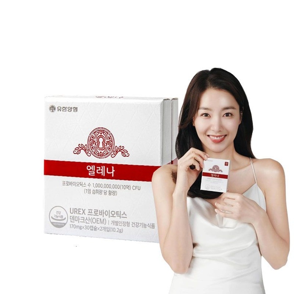 엘레나 UREX 여성 질 건강 유산균 프로바이오틱스 60캡슐