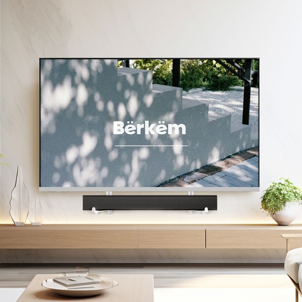 사운드바 거치대 무타공 벽걸이 TV 브라켓 티비 스피커 선반