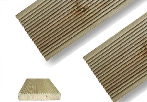 방부목 데크재 2100x95x19mm(10개 이상 주문 가능한 제품)