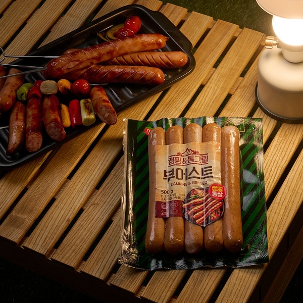 캠핑&통그릴 부어스트 500g*2개