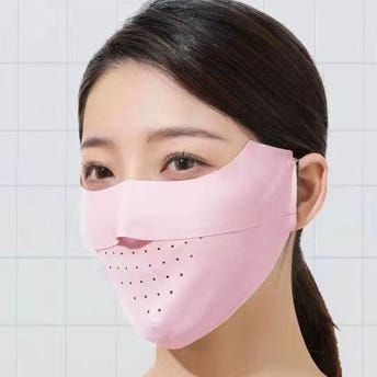 새부리형 비말차단 여름용 얇은 가습 면 마스크 대형