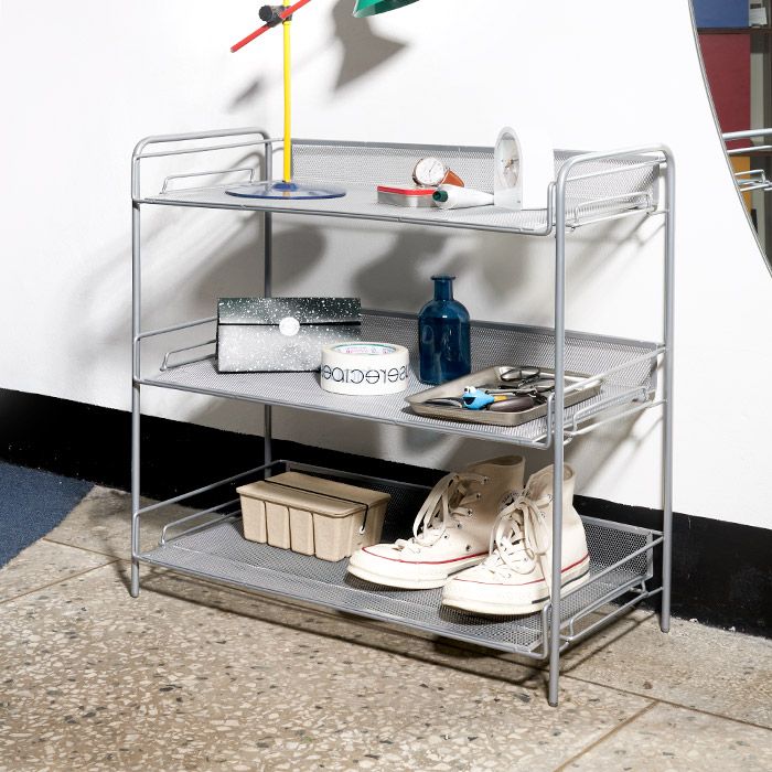 無印良品 ステンレスユニットシェルフ ワイド 小［3色］ | 棚