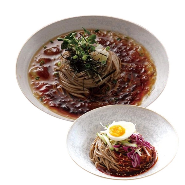 맛있는 안심메밀면 특제 메밀육수+비빔소스 소바 냉모밀 비빔국수