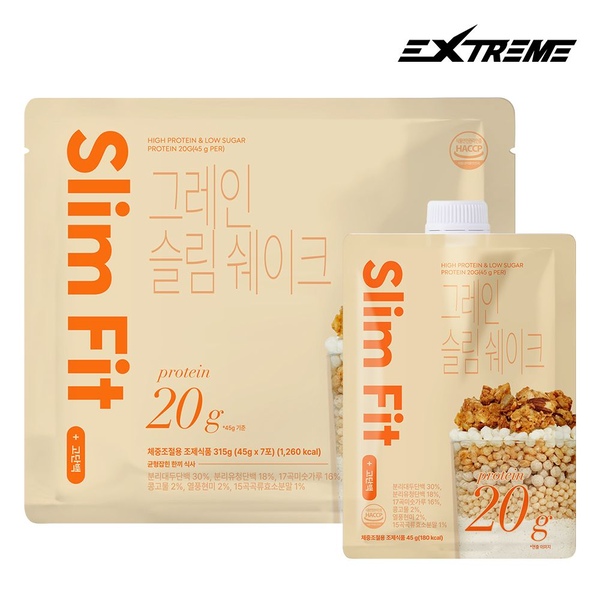 그레인 슬림 쉐이크(곡물맛 & 녹차맛)