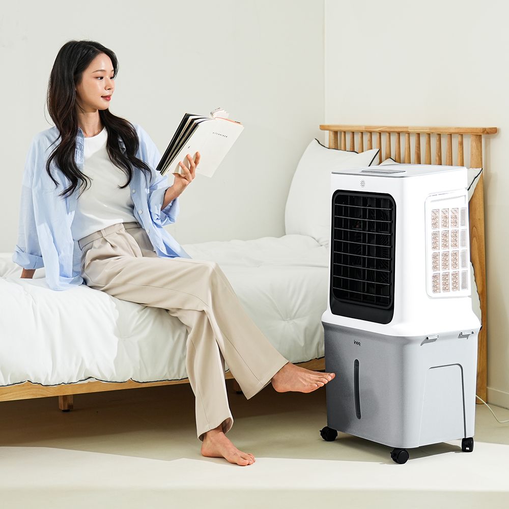 이노크 대용량 가정용 업소용 폭포 얼음 3면파워 리모컨 에어쿨러 냉풍기 35L LF610 가격 비교 이노크아든 이노크 대용량 가정용 업소용 폭포 얼음 3면파워 리모컨 에어쿨러 냉풍기 35L LF610