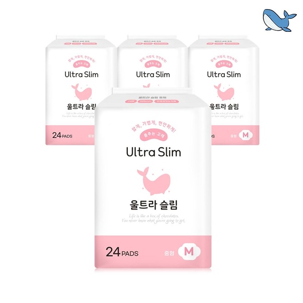 생리대 중형 24P X 4팩 (96P)