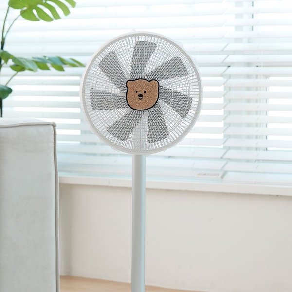 선풍기 안전망 자수 선풍기커버 보호망 선풍기망 문곰이