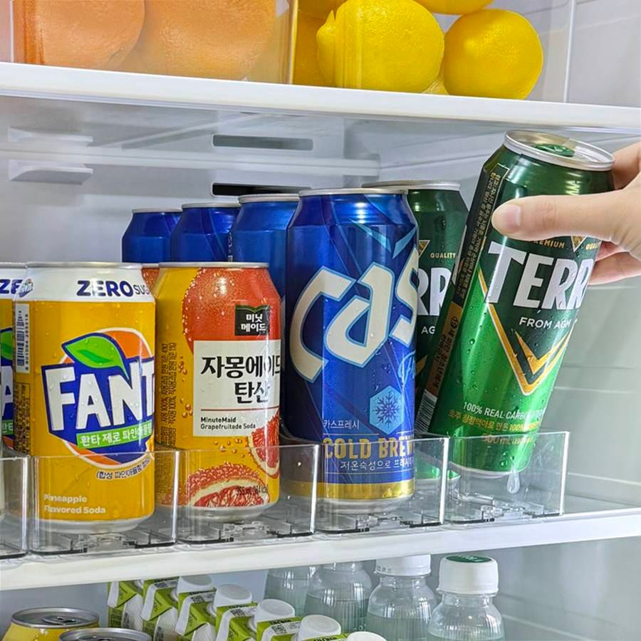 THE살림앤코 자동 음료수 트레이 편의점 냉장고 캔 디스펜서