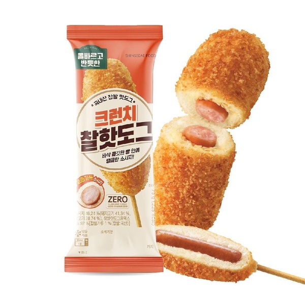 크런치 찰 핫도그 4종 25봉