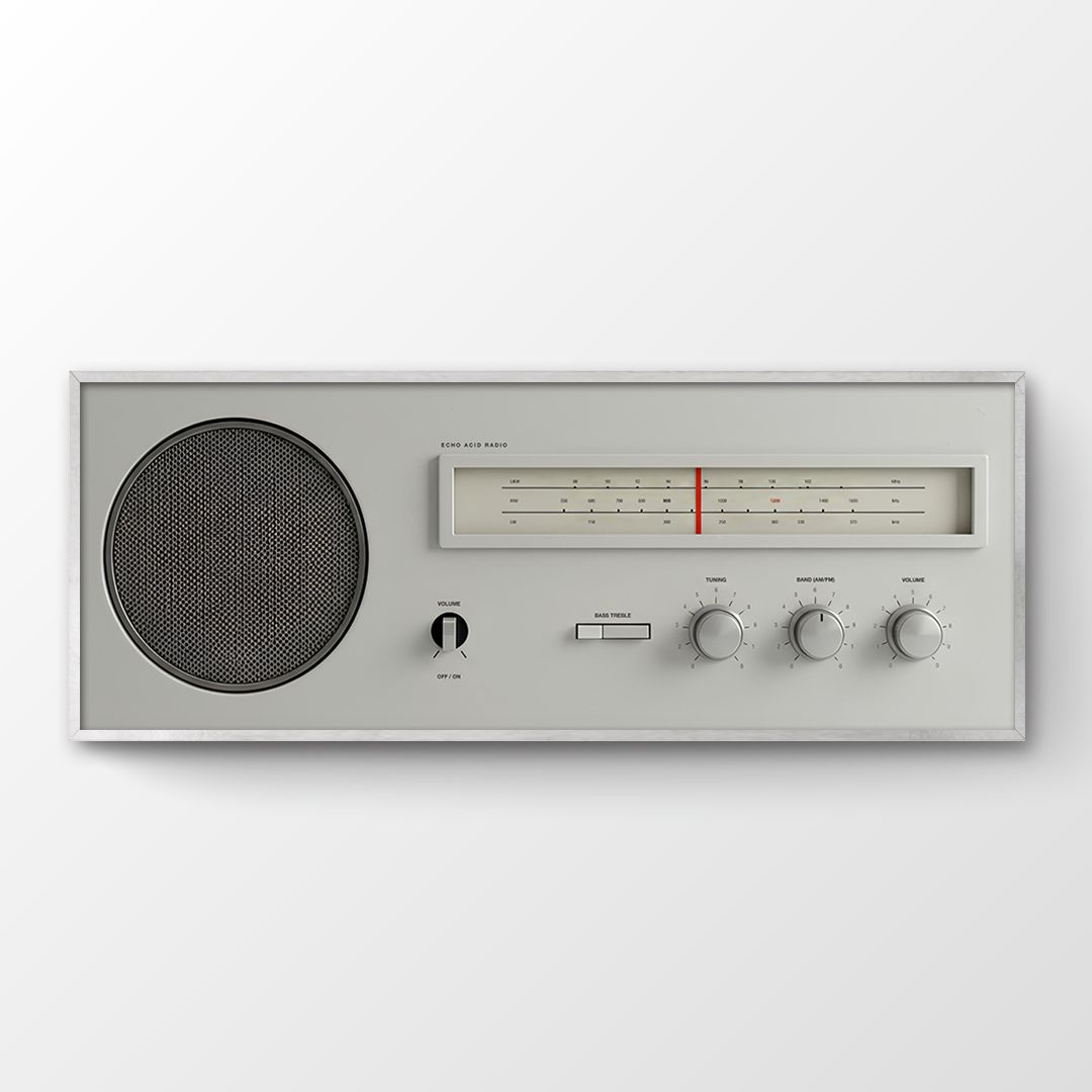 애시드로우 미드센추리 모던 오디오 인테리어 빈티지 오브제 액자 페이크아트 ACID RADIO