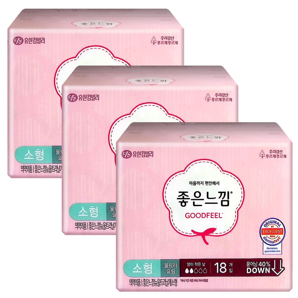 좋은느낌 좋은느낌 오리지널 울트라 소형 18P X 3팩