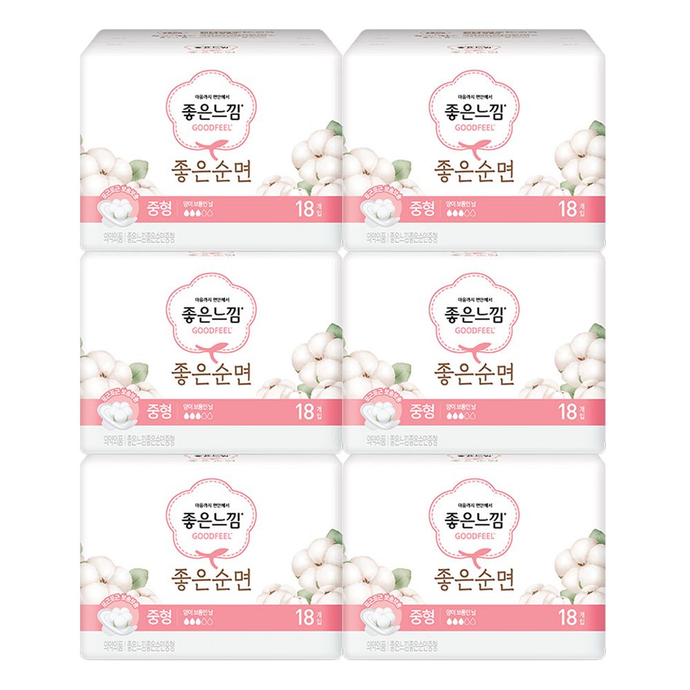 좋은느낌 좋은순면 중형 18P X 6팩 가격 추이 좋은느낌 좋은느낌 좋은순면 중형 18P X 6팩 - 최저가 37,900원