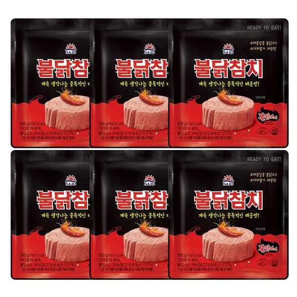 불닭참치 파우치 100g*6개