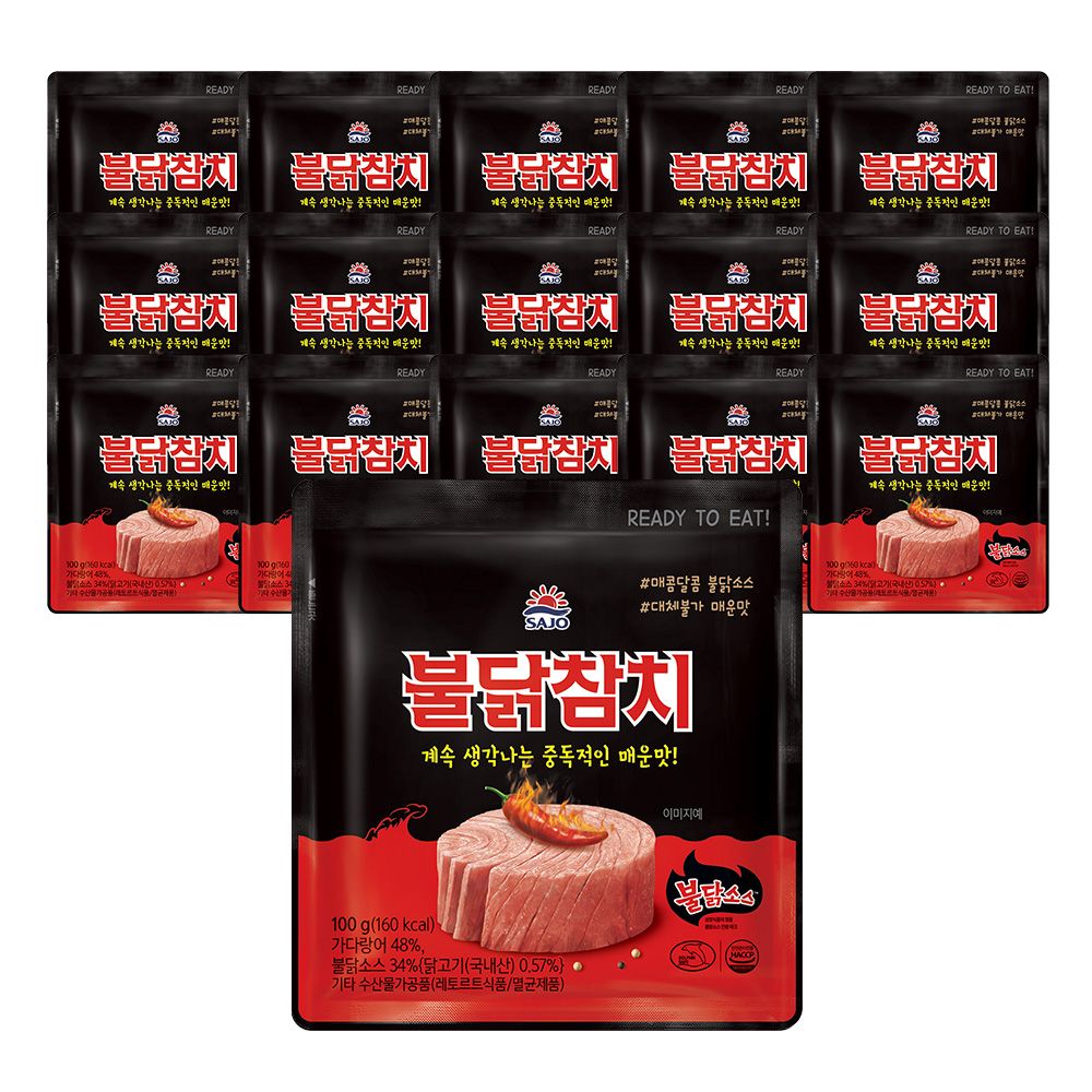불닭참치 파우치 100g*16개 가격 비교 사조대림 불닭참치 파우치 100g*16개