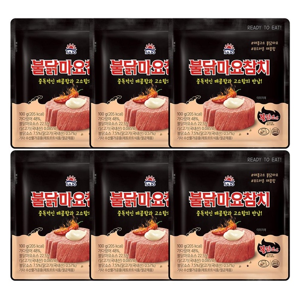 불닭마요참치 파우치 100g*6개