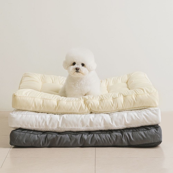 양면 강아지 방석 고양이 애견 통세탁 쿠션 반반 사계절 토퍼 3colors