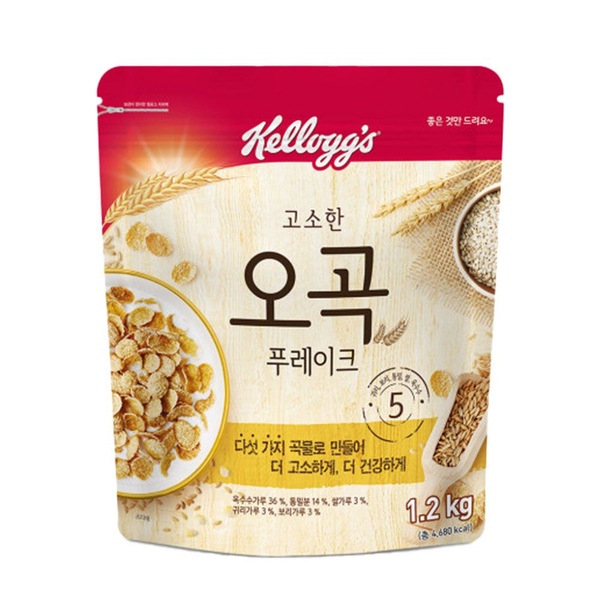 미니 시리얼 2봉 증정 + 오곡푸레이크 1200g*1개