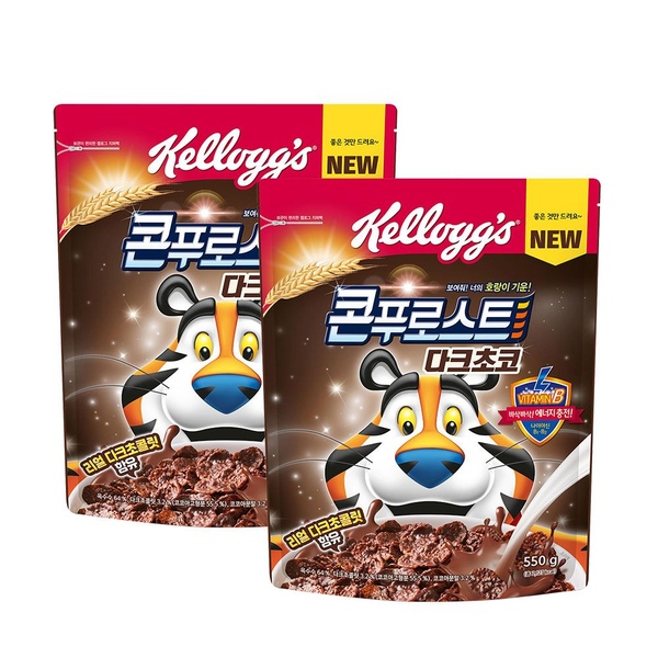 미니 시리얼 2봉 증정 + 콘푸로스트 다크초코 550g*2개
