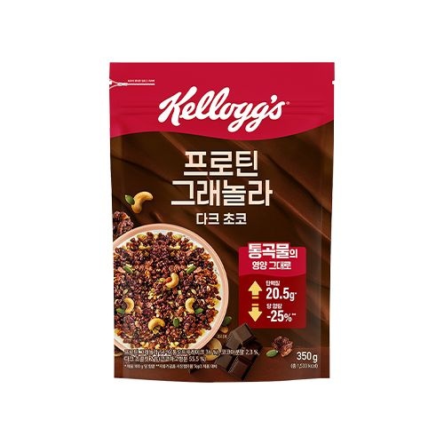 미니 시리얼 2봉 증정 + 프로틴 그래놀라 다크 초코 350g*1개