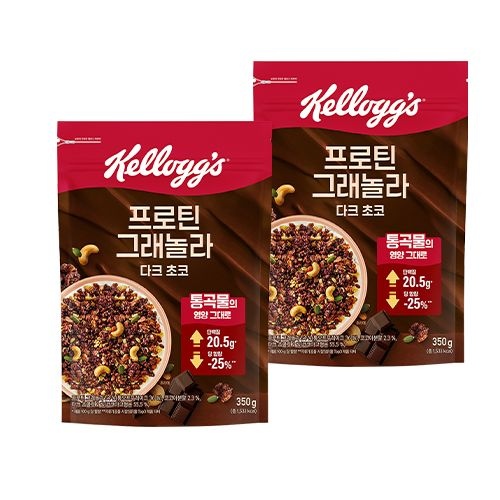 미니 시리얼 2봉 증정 + 프로틴 그래놀라 다크 초코 350g*2개