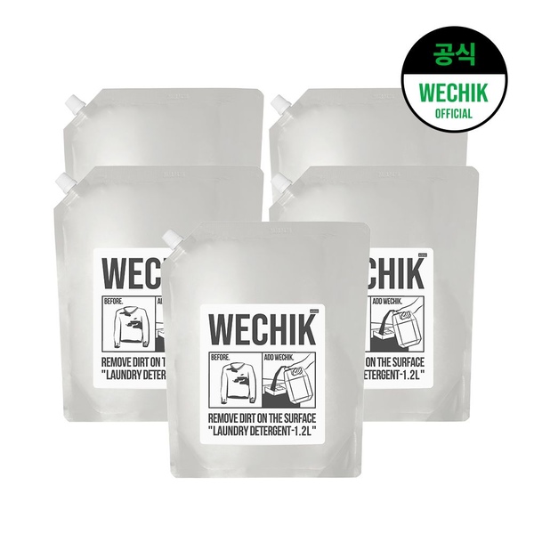 9중효소 EM Plus 세탁세제 리필 1.2L 5개